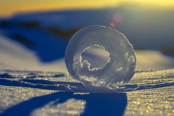 Українські полярники показали снігові "пончики" в Антарктиці: фото