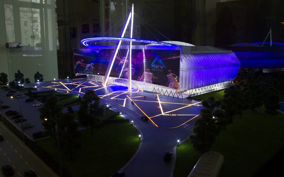 4) Спортивная арена на проспекте Шухевича