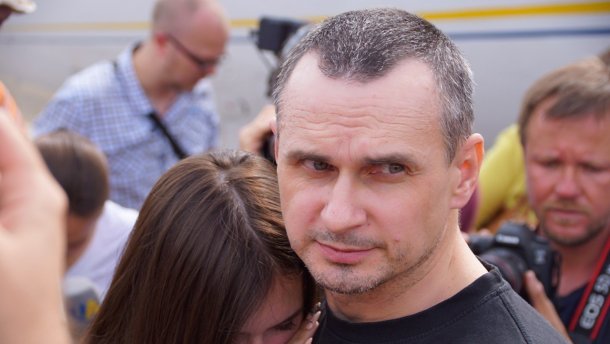 Олег Сенцов в Украине